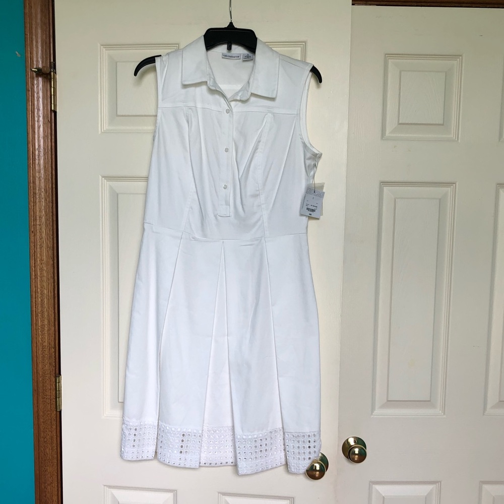 COPY - Liz Claiborne White Spring/Summer Dress